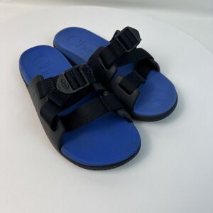 Chaco Kids Blue Slip On Slide Sandal Shoes Size 3